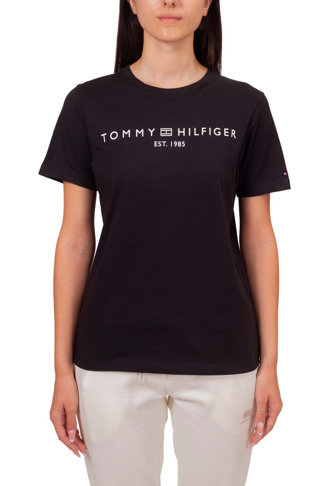 TOMMY HILFIGER - Women's regular logo T-shirt