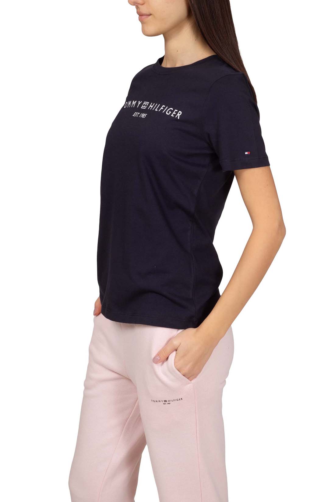 TOMMY HILFIGER - Women's regular logo T-shirt