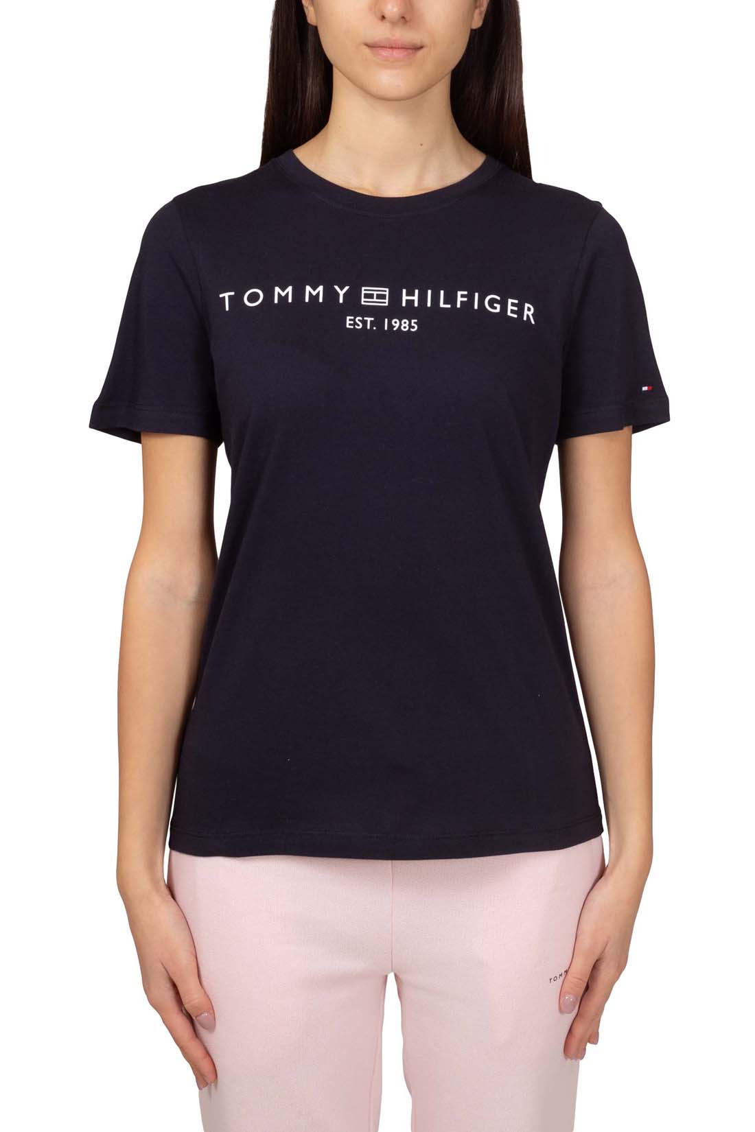 TOMMY HILFIGER - Women's regular logo T-shirt