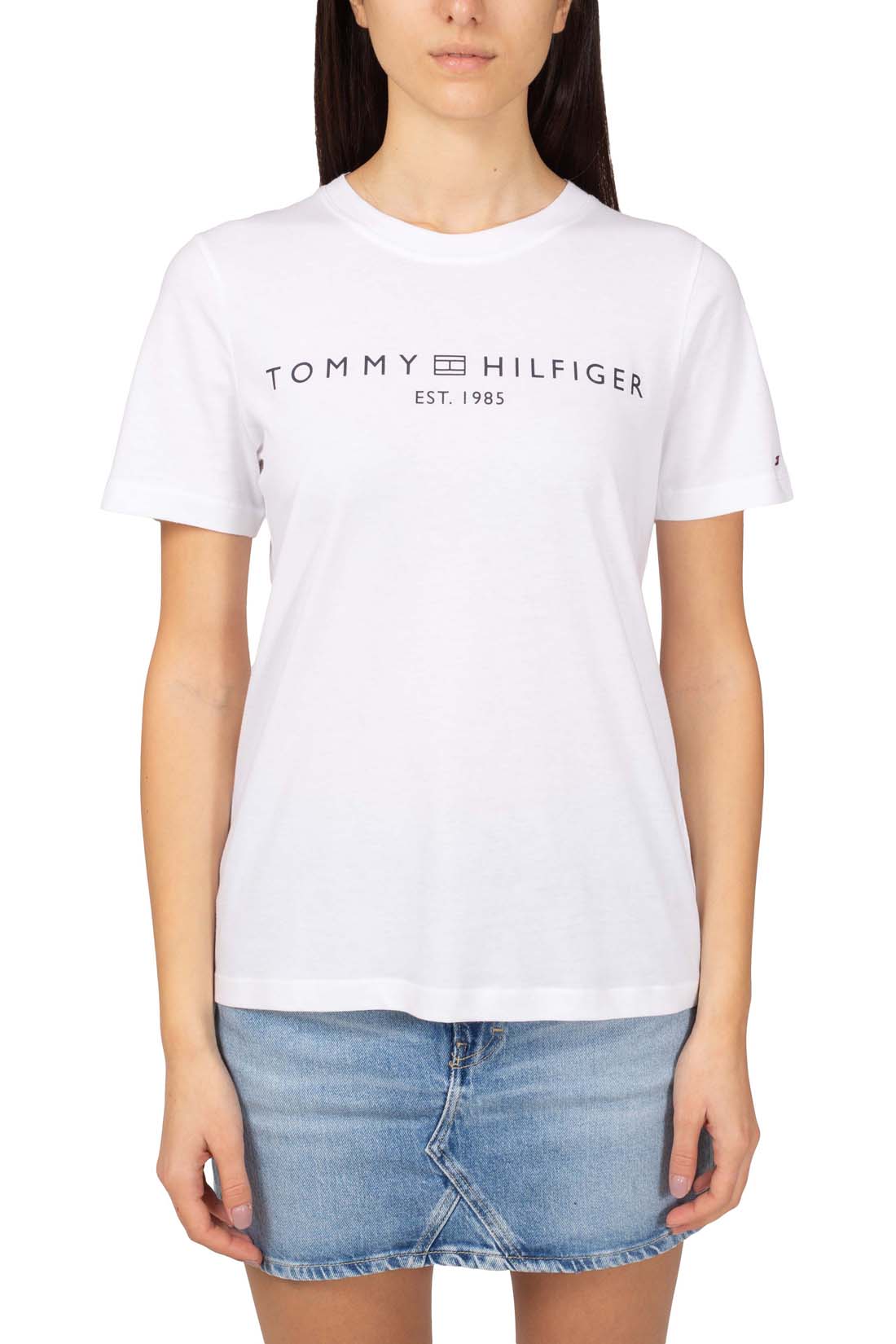 TOMMY HILFIGER - Women's regular logo T-shirt