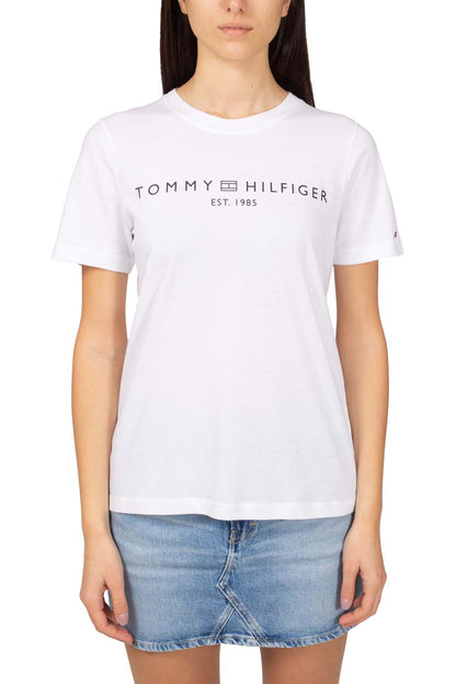 TOMMY HILFIGER - Women's regular logo T-shirt