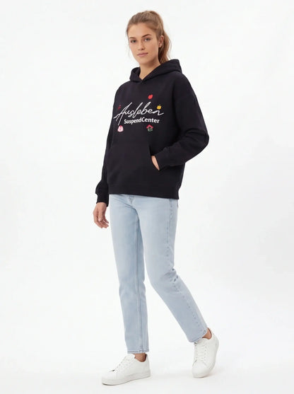 Luxury Sculpted Hoodie Women Tailored Fit Premium Urban Streetwear-4