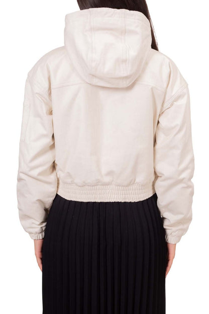 DICKIES - Women's crop corduroy hooded jacket