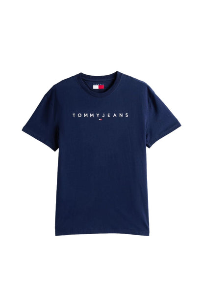 TOMMY JEANS - Men's T-shirt with linear logo
