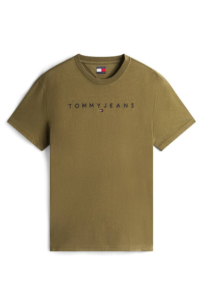 TOMMY JEANS - Men's T-shirt with linear logo