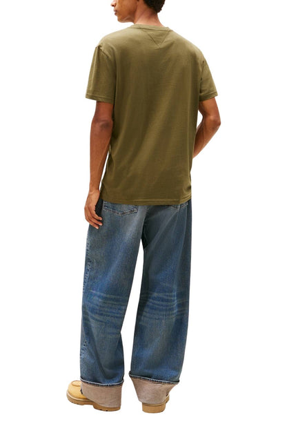 TOMMY JEANS - Men's T-shirt with linear logo