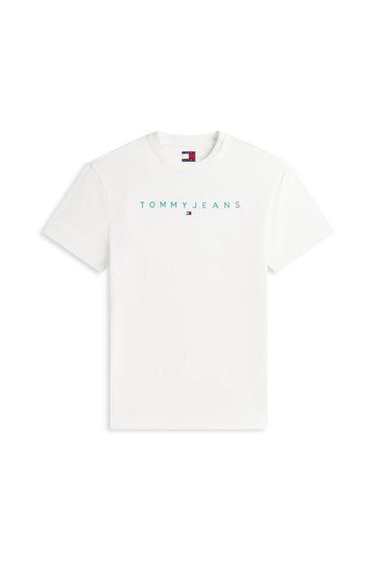 TOMMY JEANS - Men's T-shirt with linear logo