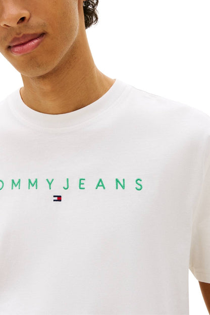 TOMMY JEANS - Men's T-shirt with linear logo