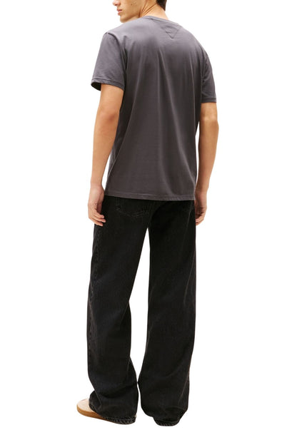 TOMMY JEANS - Men's T-shirt with linear logo