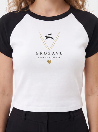 Women’s Micro Rib Raglan Baby Tee Soft Fitted Stretchy Baseball Shirt-2