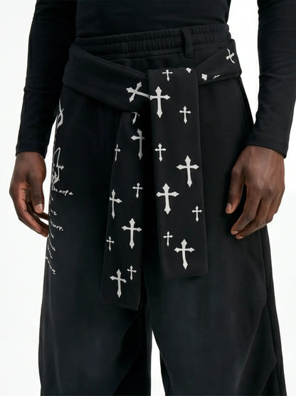 Thermal Dynamic Pants by Grozavu Luxury Streetwear Warm Charcoal Trousers-2