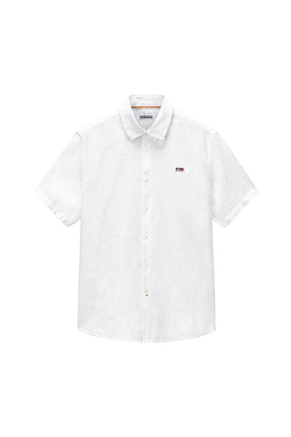 NAPAPIJRI - Men's Gilbert Short-Sleeve Linen Shirt