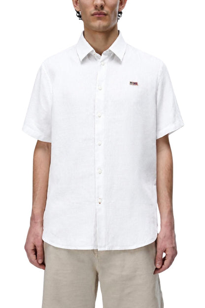 NAPAPIJRI - Men's Gilbert Short-Sleeve Linen Shirt