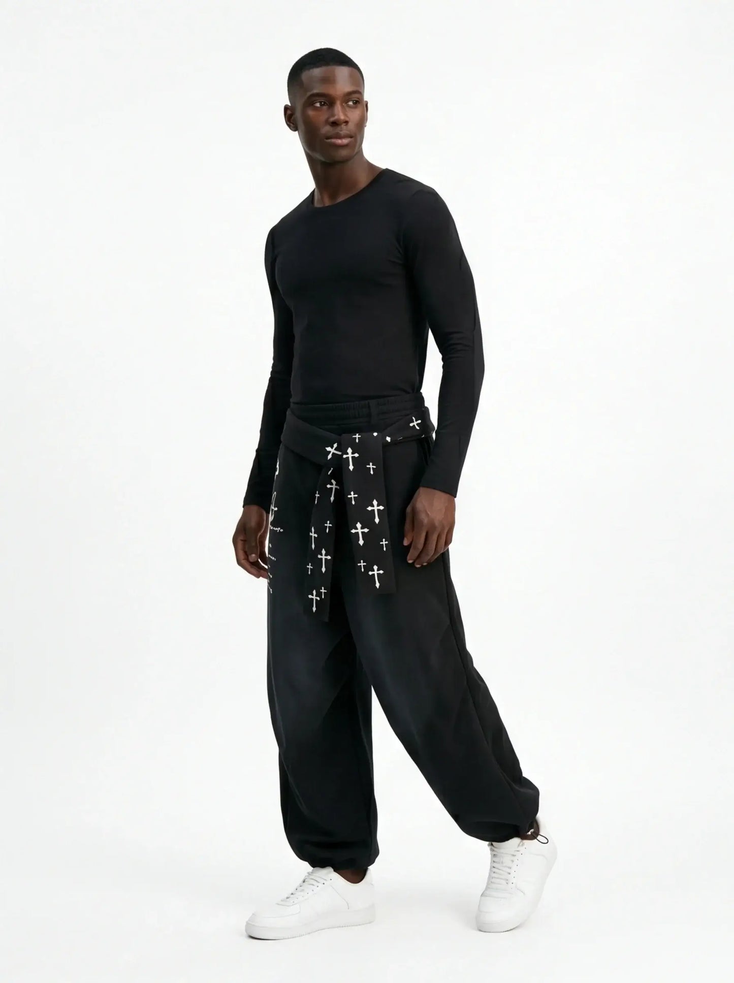Thermal Dynamic Pants by Grozavu Luxury Streetwear Warm Charcoal Trousers-3