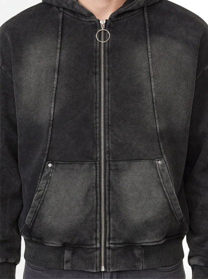 Thermal Elevated Crewneck Hoodie Luxury Insulated Streetwear for Men-2