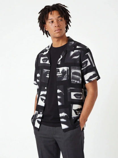 Premium Essential Shirt Men Short Sleeve Luxury Streetwear Barcelona Tailored Fit-3