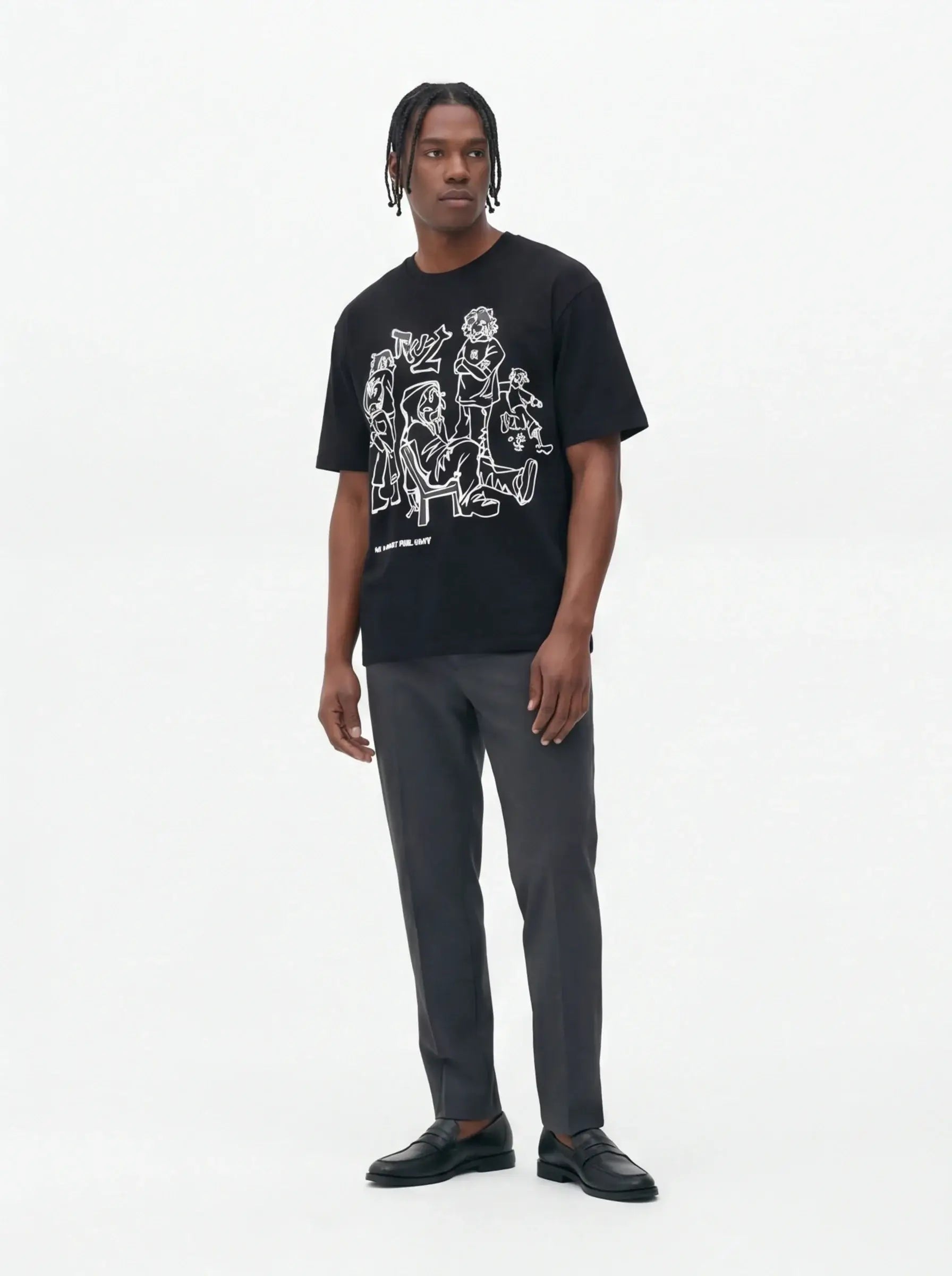 Combed Flawless Tee Luxury Streetwear Tailored Fit Premium Cotton T-Shirt-3