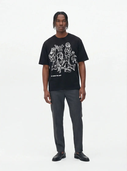 Combed Flawless Tee Luxury Streetwear Tailored Fit Premium Cotton T-Shirt-1