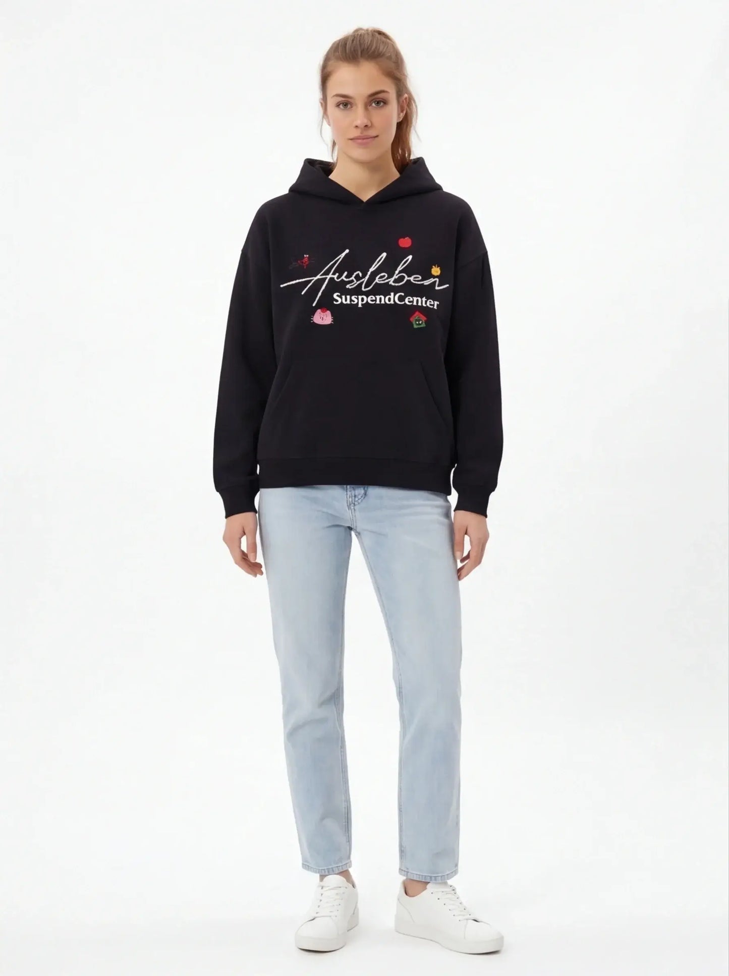 Luxury Sculpted Hoodie Women Tailored Fit Premium Urban Streetwear-1