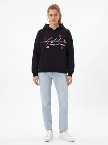 Luxury Sculpted Hoodie Women Tailored Fit Premium Urban Streetwear-1
