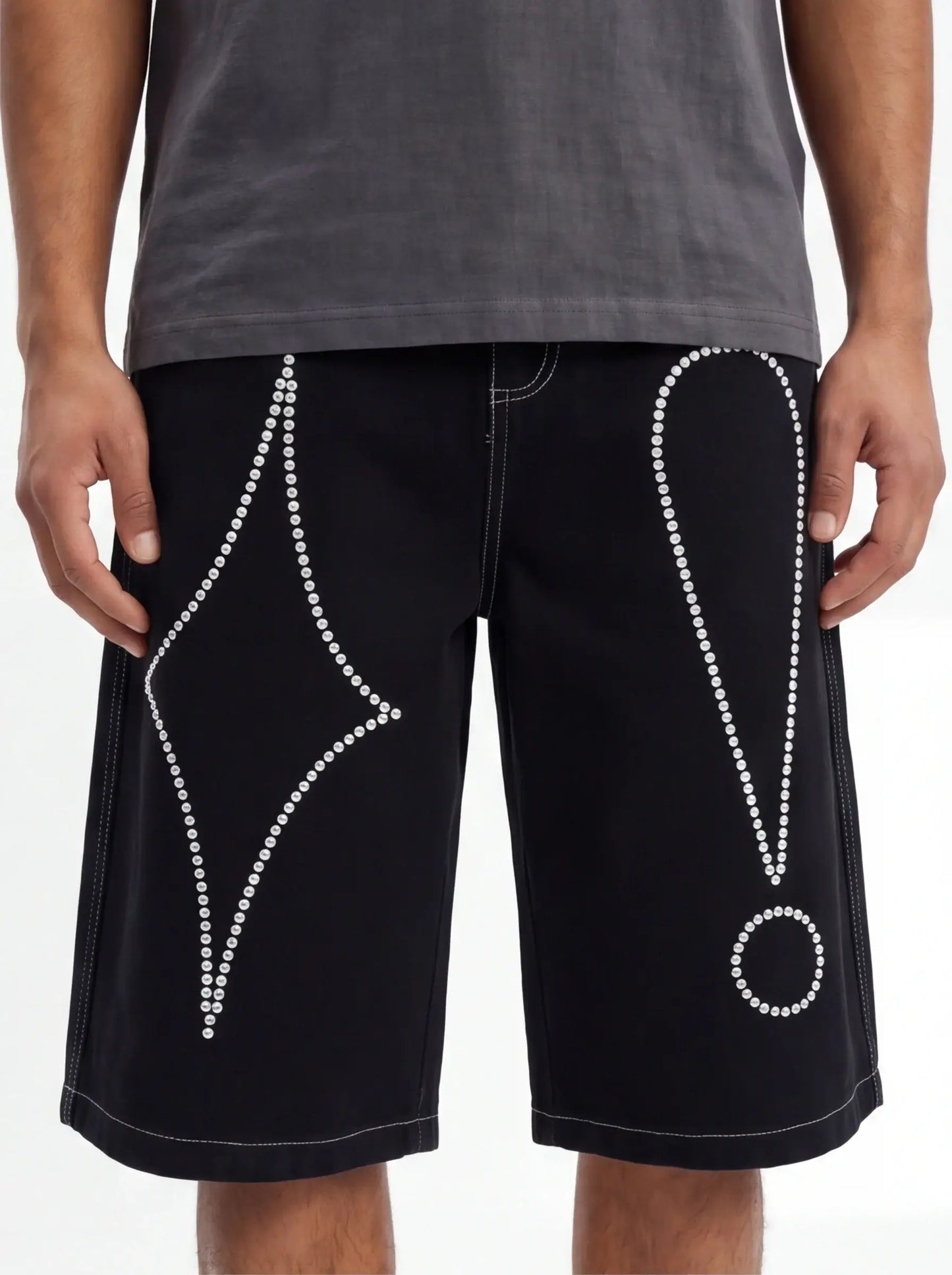 Egyptian Cotton Sleek Shorts Men Luxury Streetwear Tailored Fit Premium Urban Fashion-2